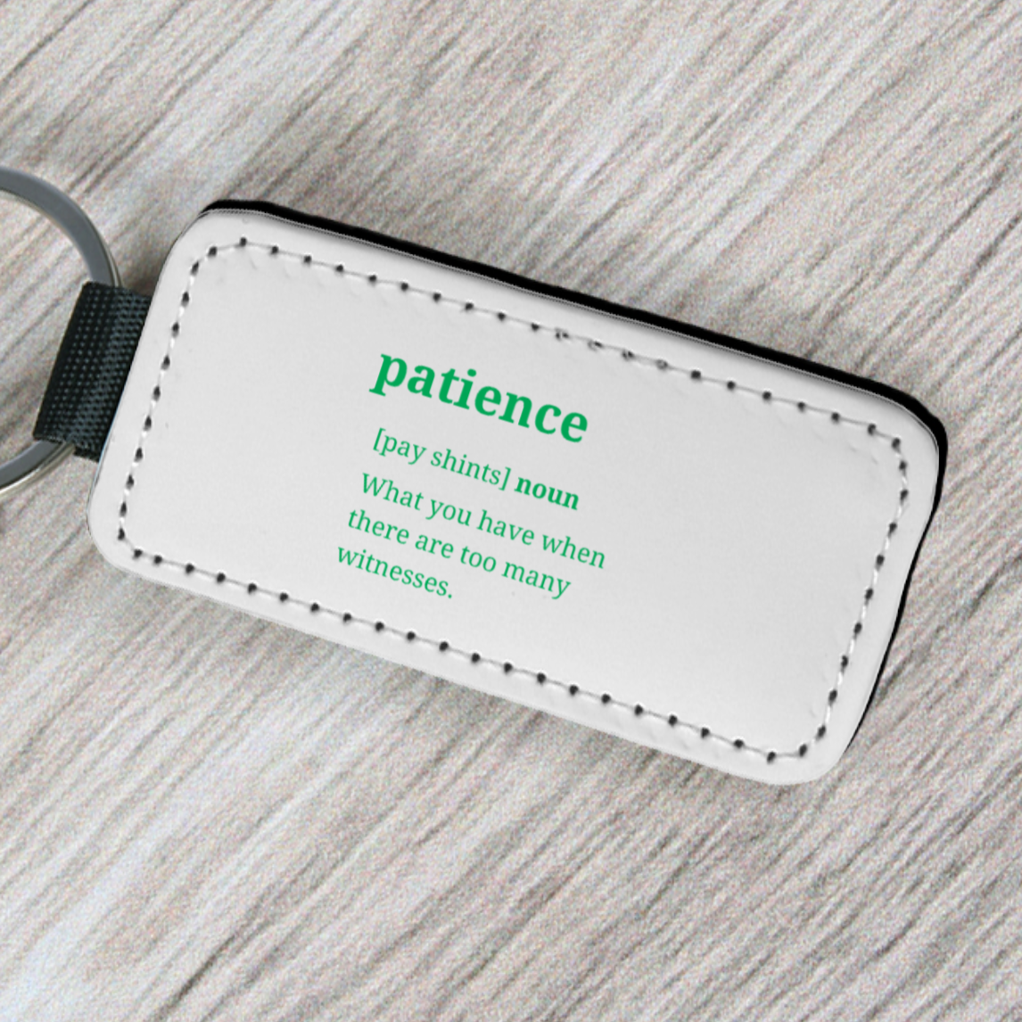 Patience - Key Tag