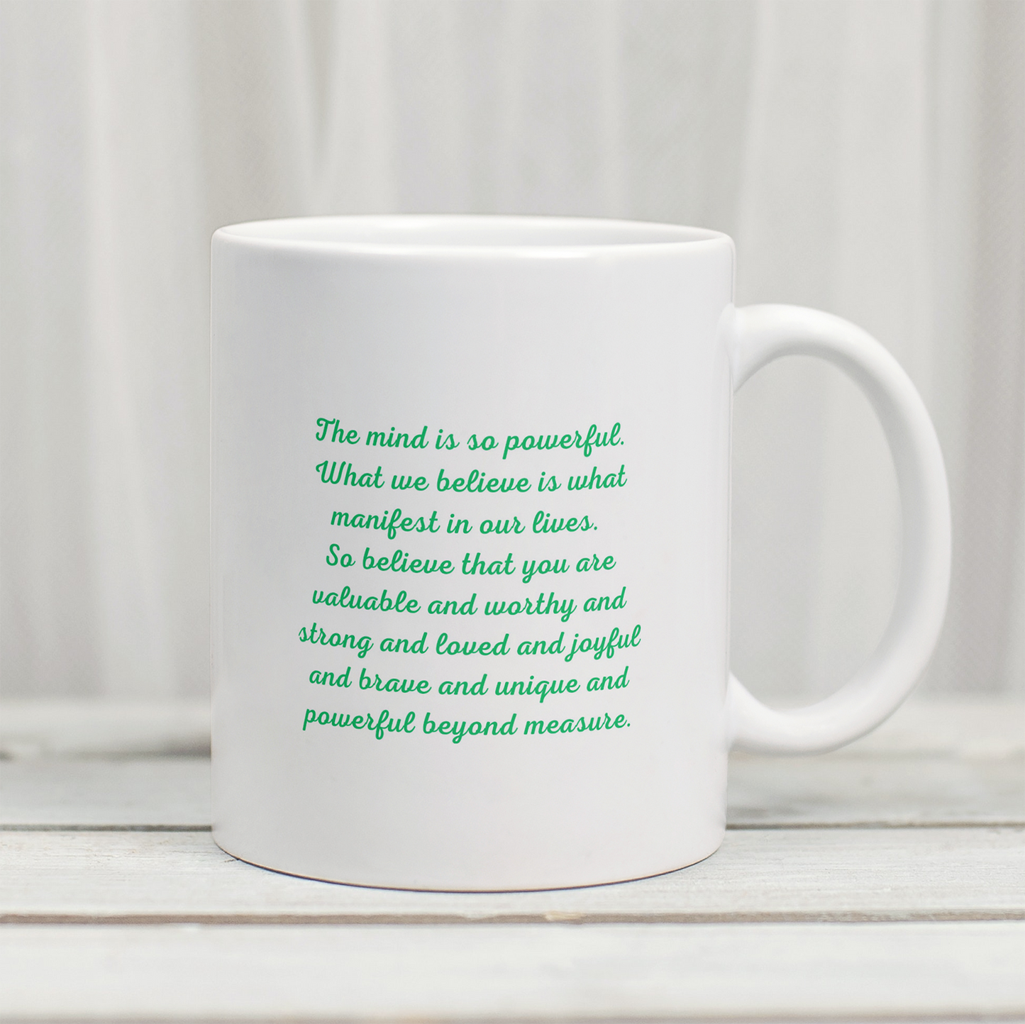 What we believe - Mug