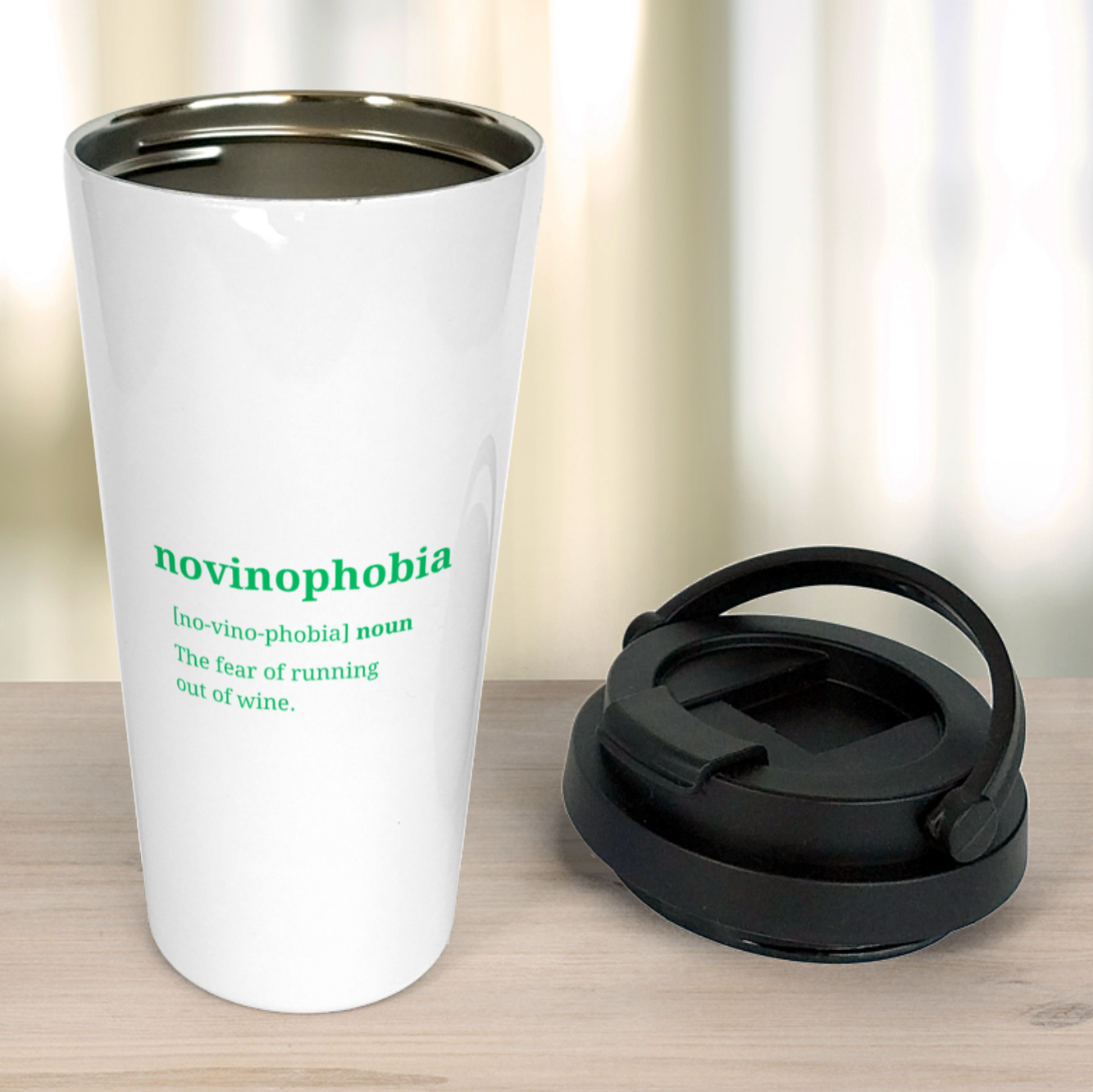 Novinophobia - Travel Mug