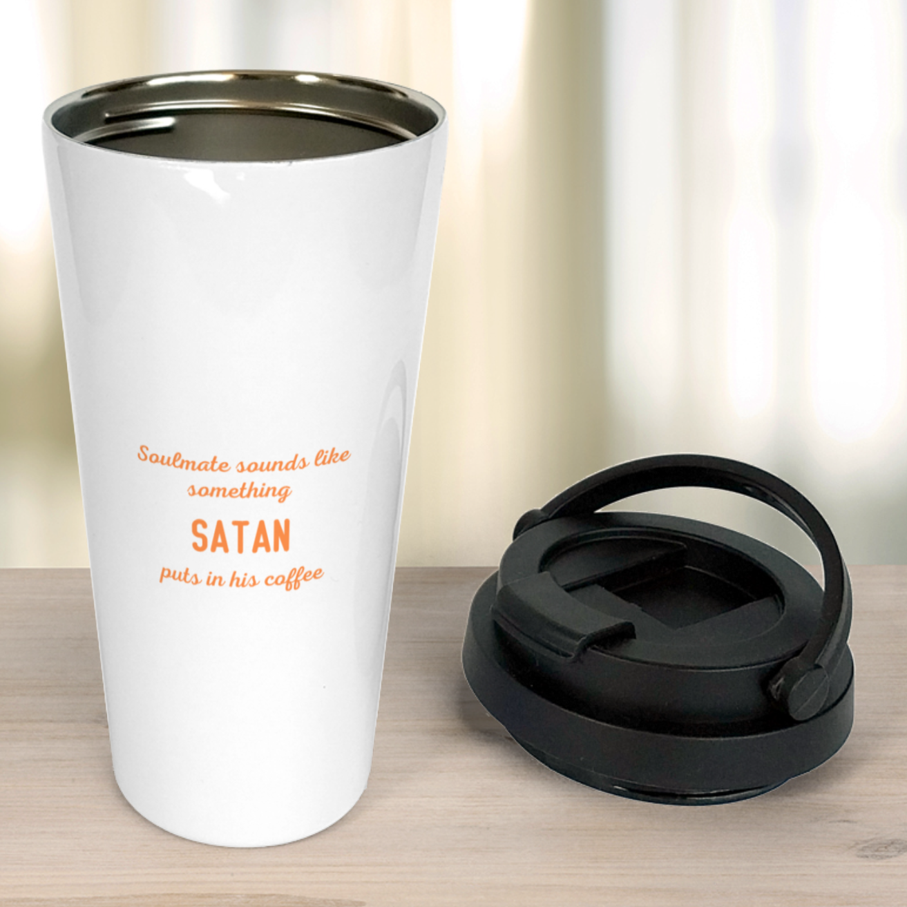 Satan's soulmate - Travel Mug