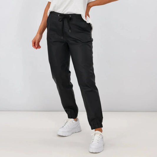 WAKEE Julia Wetlook Jogger Black