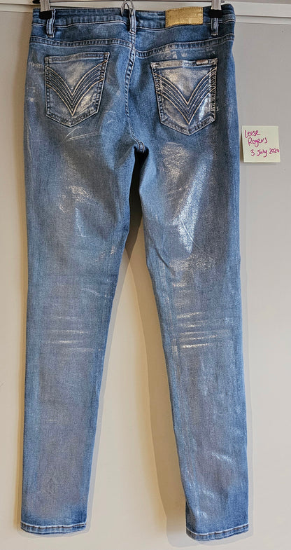 HONEY DENIM Ryker Silver Skinny Jean