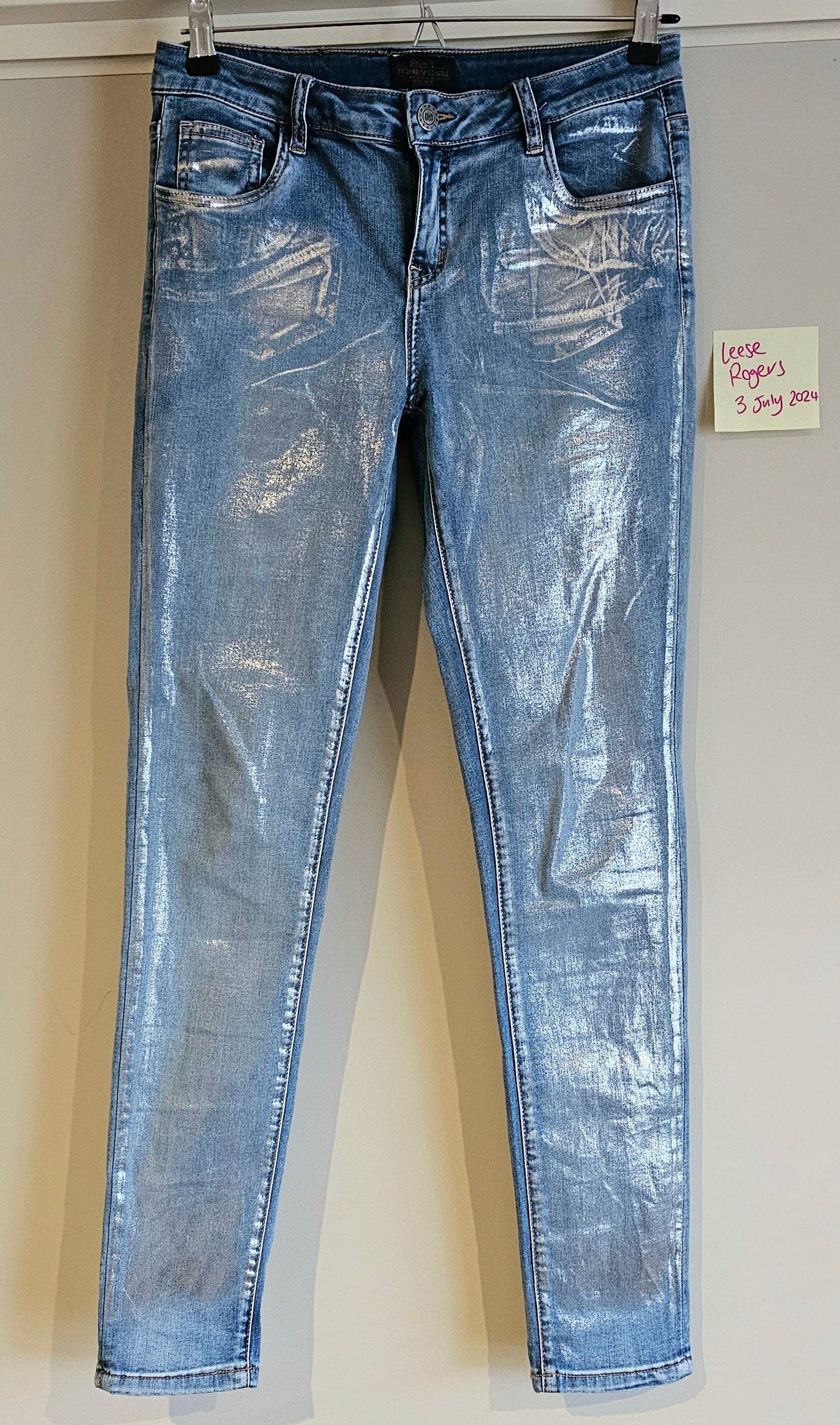 HONEY DENIM Ryker Silver Skinny Jean